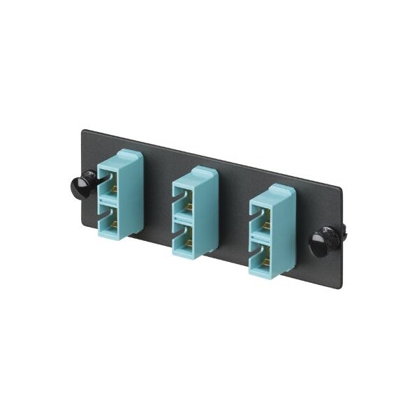 Panduit Port Panel, 1.4 in. H x 4.3 in. W x 1.9 in. L, Zirconia Ceramic FAP3WAQDSCZ - main
